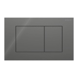 Cutout image of Geberit Sigma40 Square Lava Glass Dual Flush Plate
